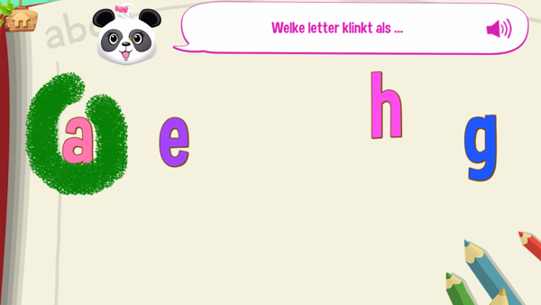 groep 2 letters leren - lola panda