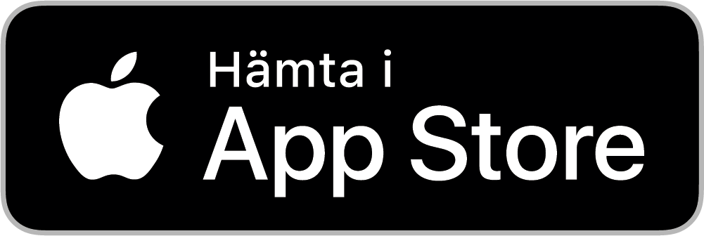 Swedish App Store button